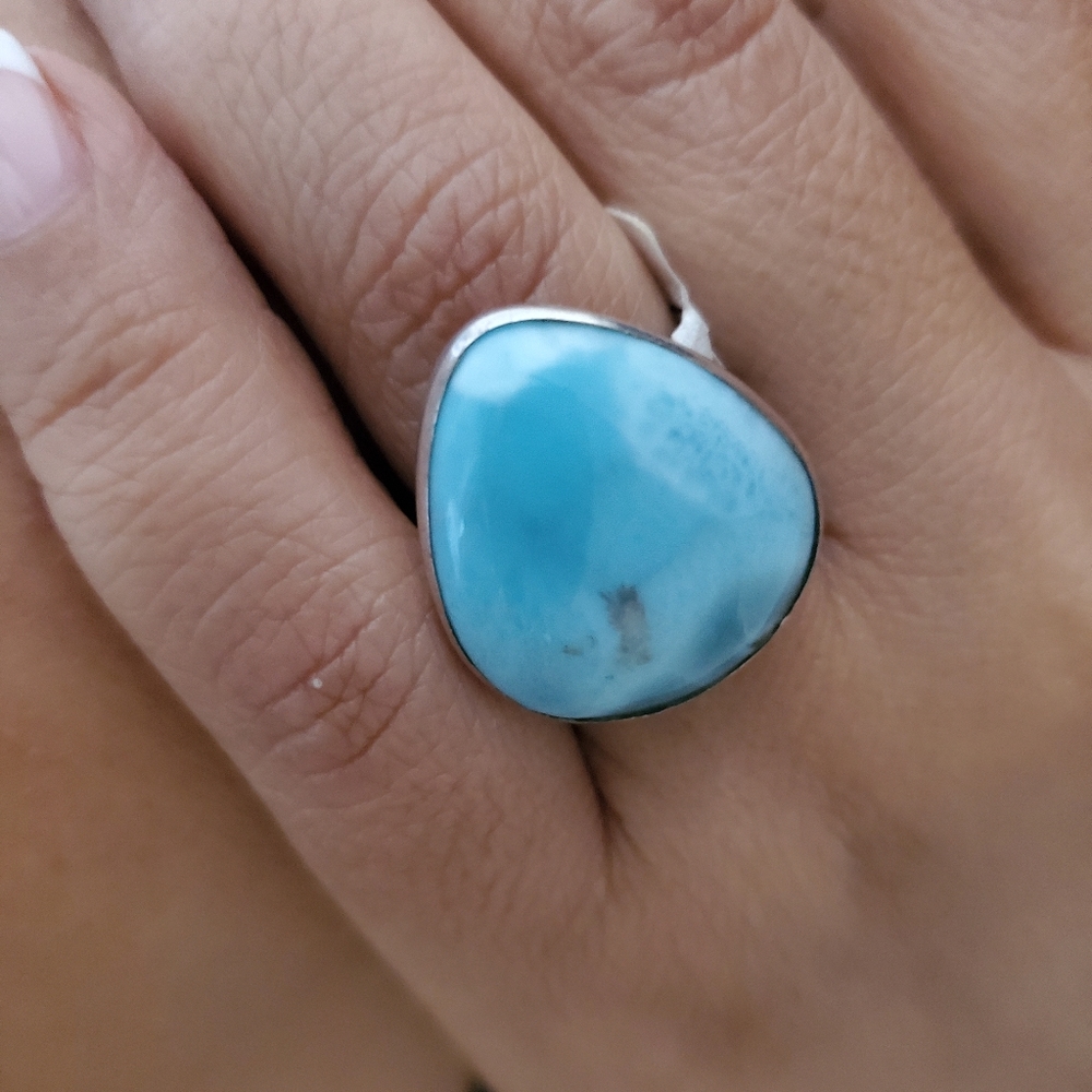 Larimar ring